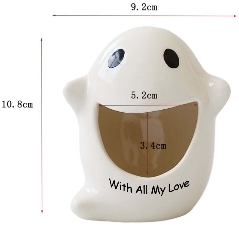 Bougeoirs En Céramique Avec Texte Personnalisé, Motif Chat, Uniquement En Céramique