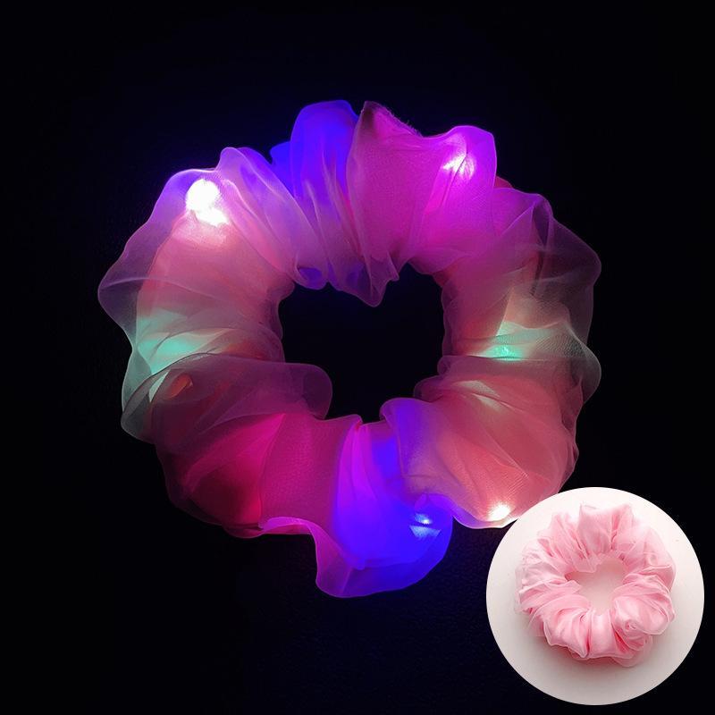 Bandeau Lumineux À Led Pour Cheveux, Accessoire Pour Cheveux Brillant, Idéal Pour Les Fêtes, Les Concerts, Les Événements Sportifs Et Halloween.