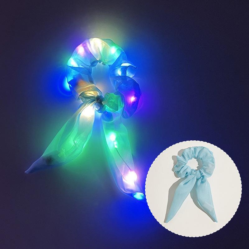 Bandeau Lumineux À Led Pour Cheveux, Accessoire Pour Cheveux Brillant, Idéal Pour Les Fêtes, Les Concerts, Les Événements Sportifs Et Halloween.