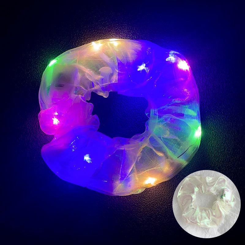 Bandeau Lumineux À Led Pour Cheveux, Accessoire Pour Cheveux Brillant, Idéal Pour Les Fêtes, Les Concerts, Les Événements Sportifs Et Halloween.