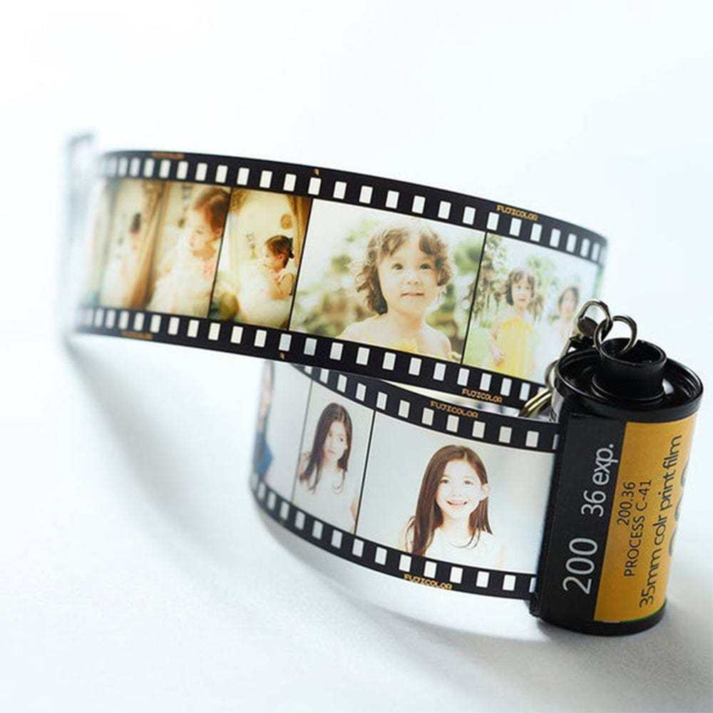 Custom Camera Roll Keychain Personalized Film Keychain Gifts For Pet Lover