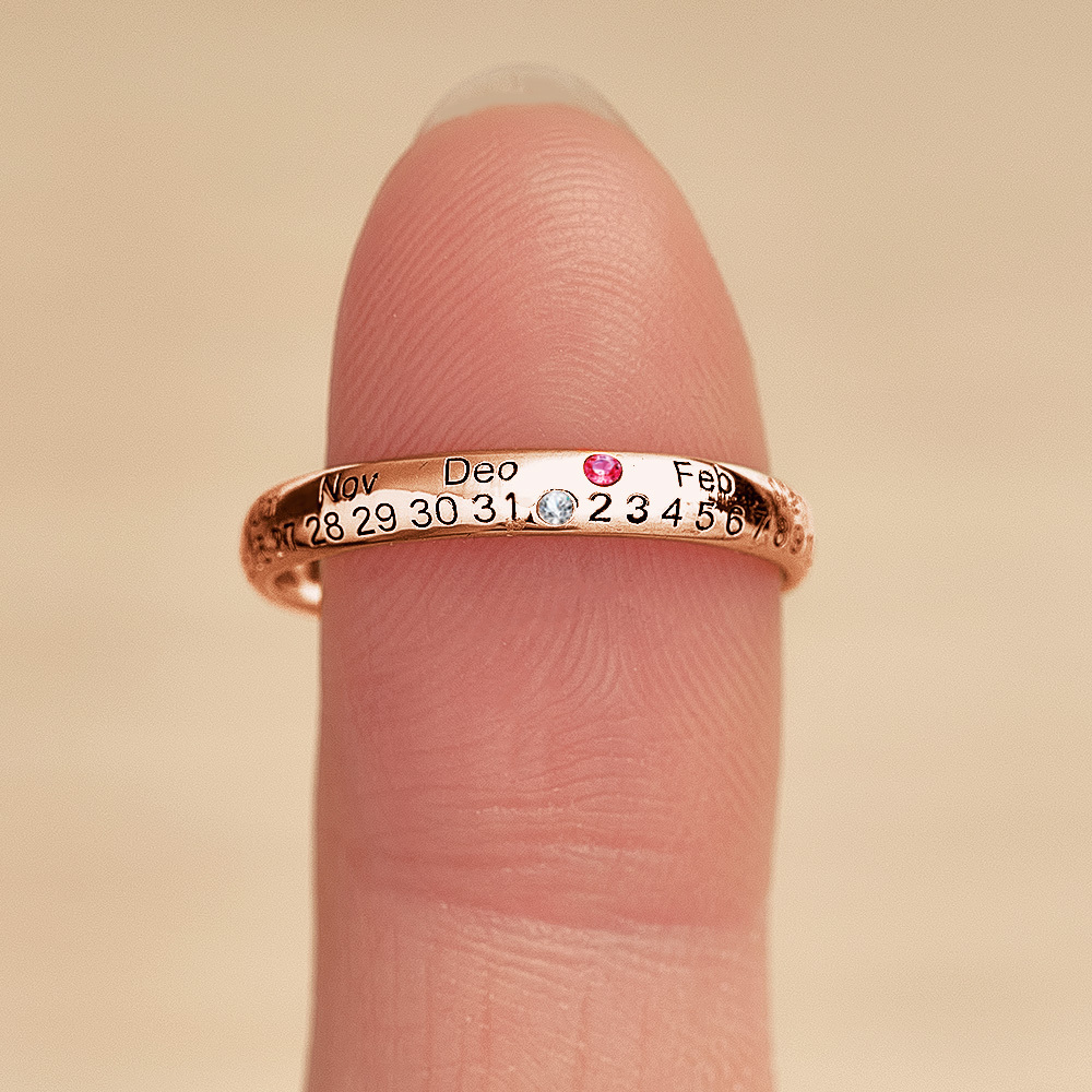 Custom Birthstone Ring