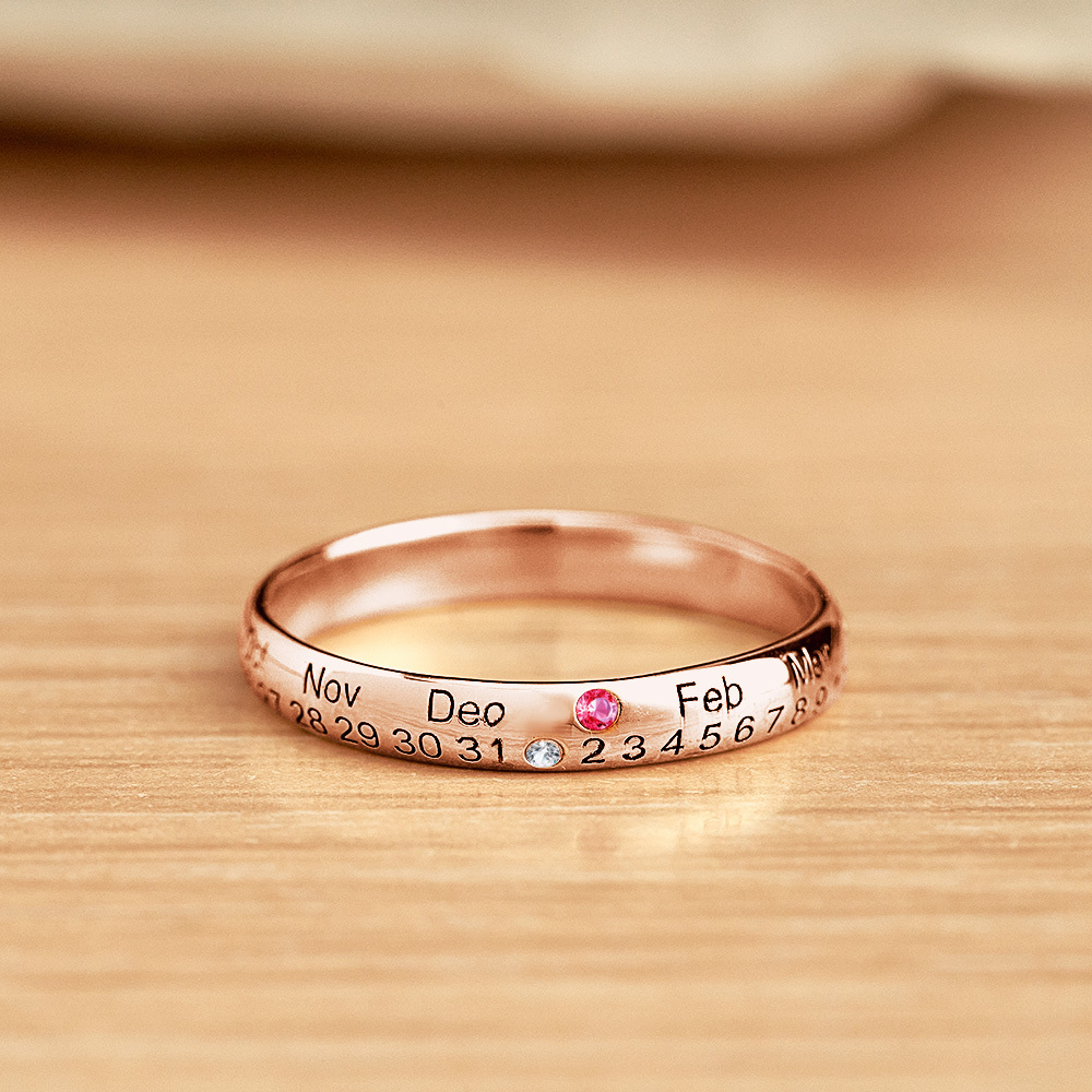 Custom Birthstone Ring