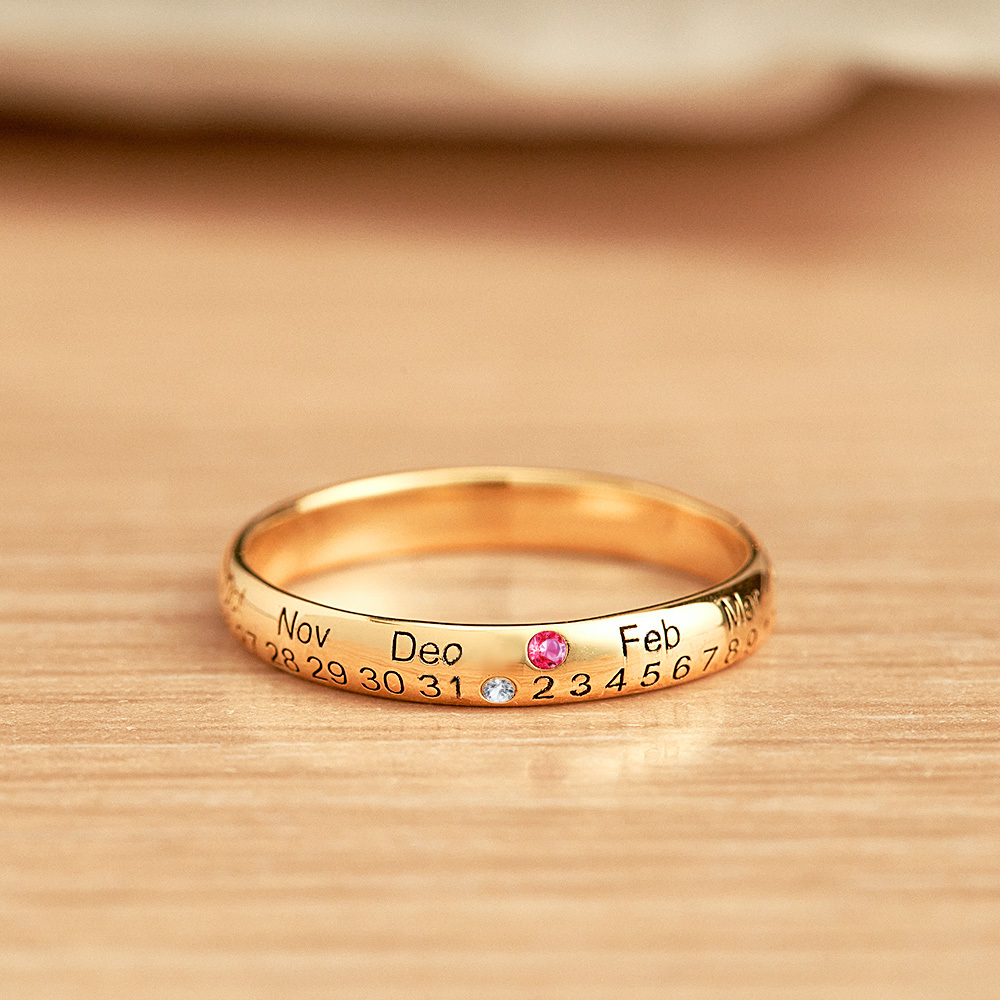 Custom Birthstone Ring