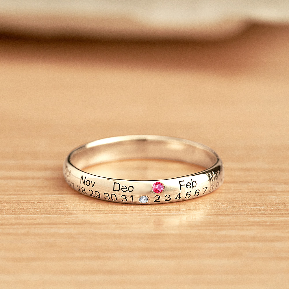 Custom Birthstone Ring