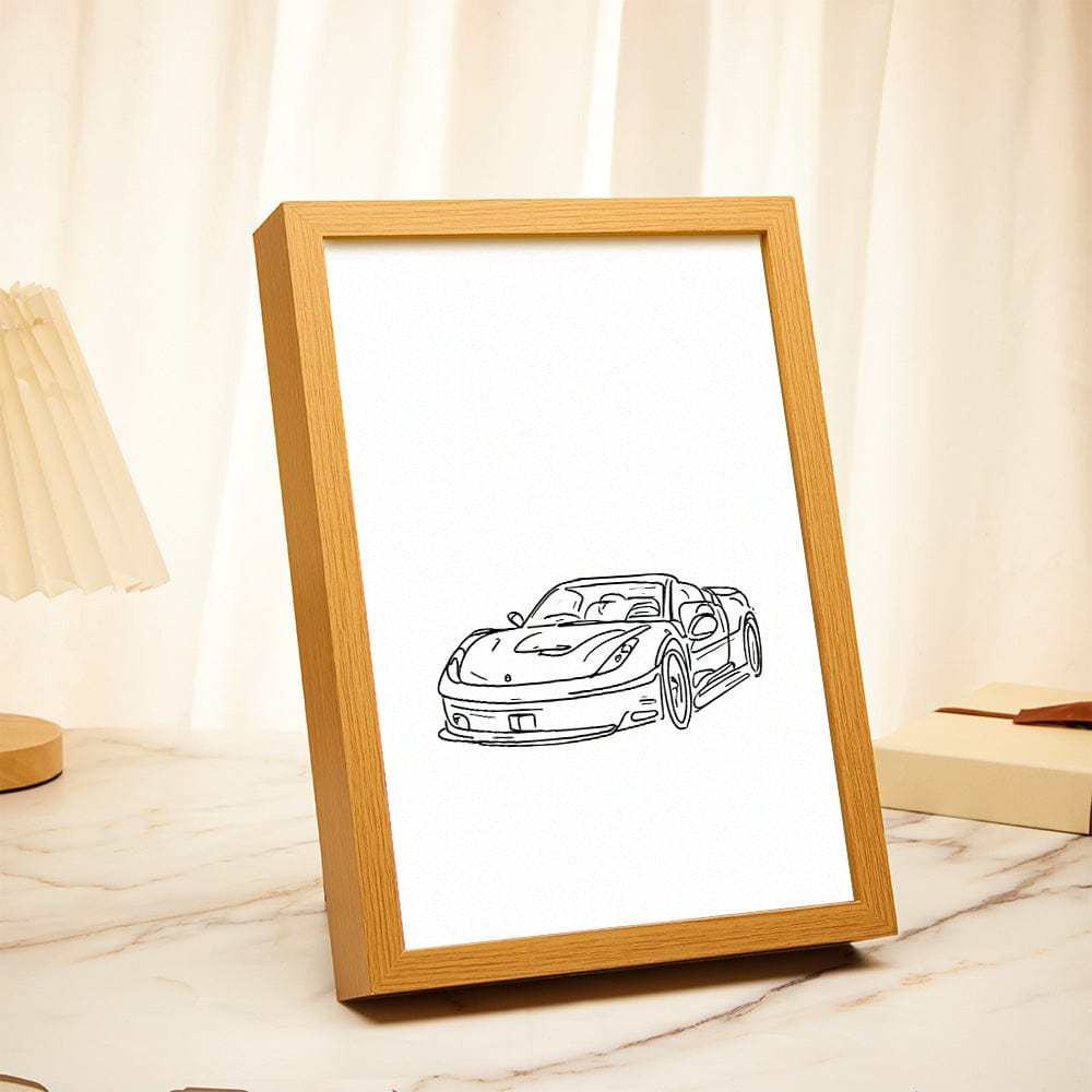 Veilleuse Photo Personnalisée Miracle Avec Motif De Nom Personnalisé, Cadeau Créatif Pour Les Amoureux Des Animaux