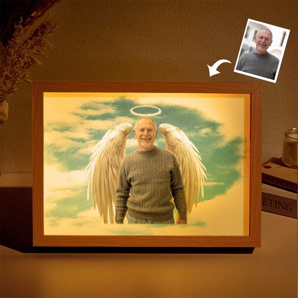 Veilleuse Photo Personnalisée Miracle Avec Motif De Nom Personnalisé, Cadeau Créatif Pour Les Amoureux Des Animaux