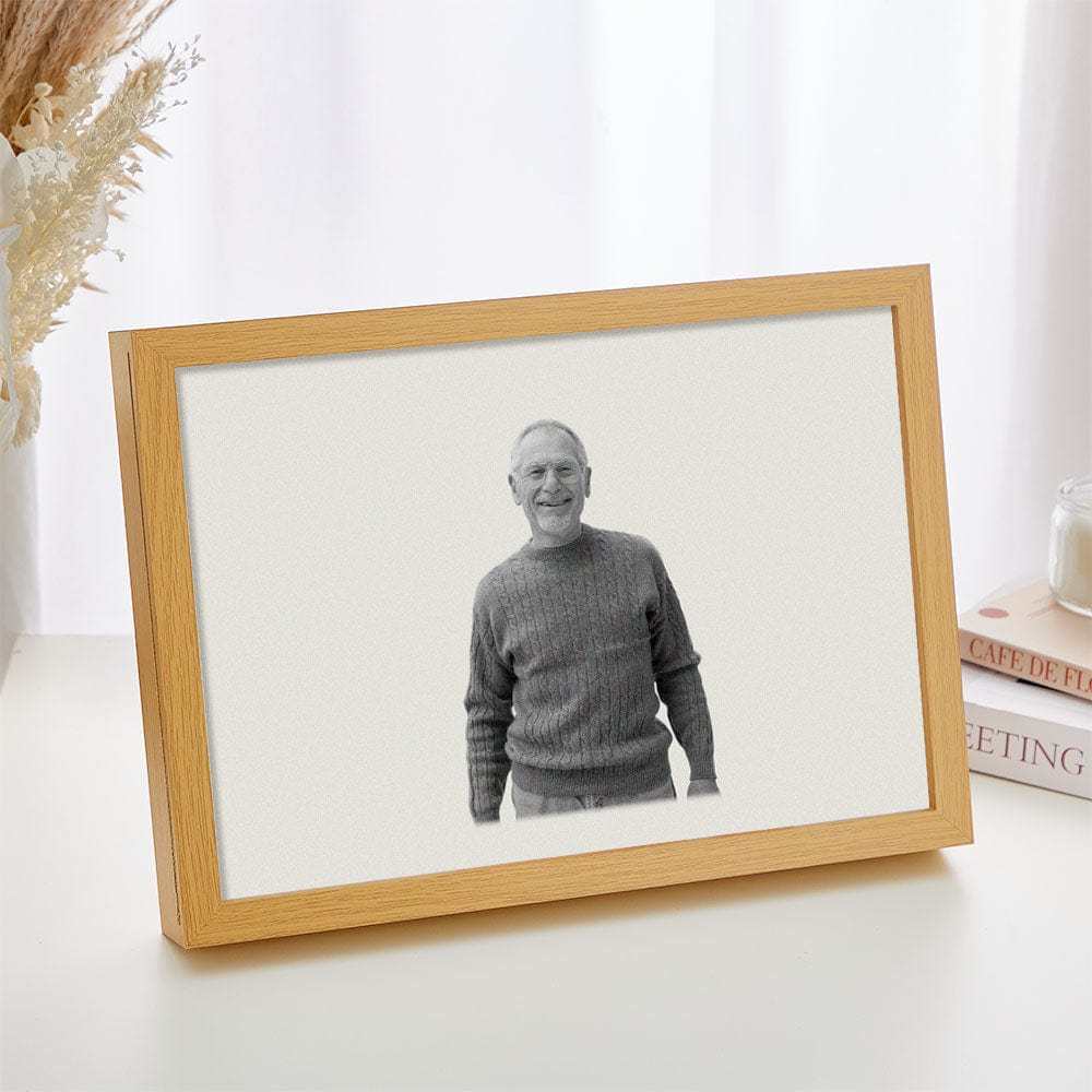 Veilleuse Photo Personnalisée Miracle Avec Motif De Nom Personnalisé, Cadeau Créatif Pour Les Amoureux Des Animaux