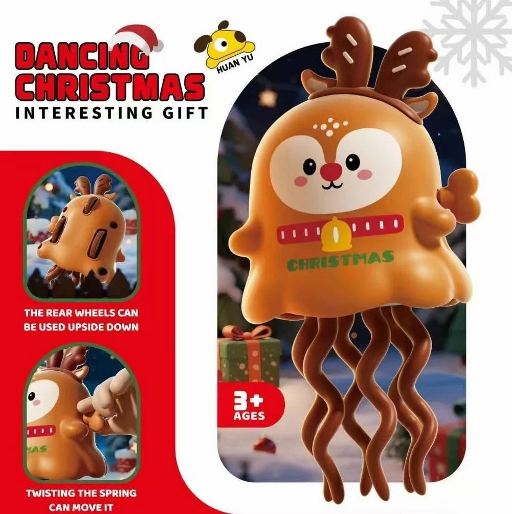 Jouets De Farces Halloween Fantôme Dansant Jouets D'horloge Dessin Animé Citrouille Des Bonbons Ou Un Sort Noël Père Noël Renne Danse Fantôme Jouet