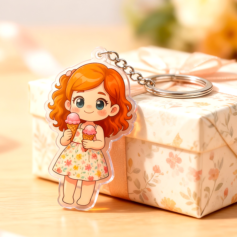 Custom Chibi Acrylic Keychains Made From Your Favorite Photo Perfect For Birthdays, Anniversaries or Christmas