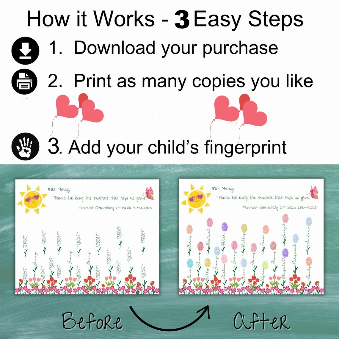 Cadeau Personnalisé D’appréciation De L’enseignant, Cadeau Inspirant De L’enseignant, Souvenir De Fin D’année, Téléchargement Numérique