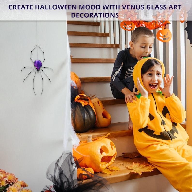 Décoration D'halloween En Forme D'araignée, Décorations De Fenêtre Uniques À Offrir À Vos Amis