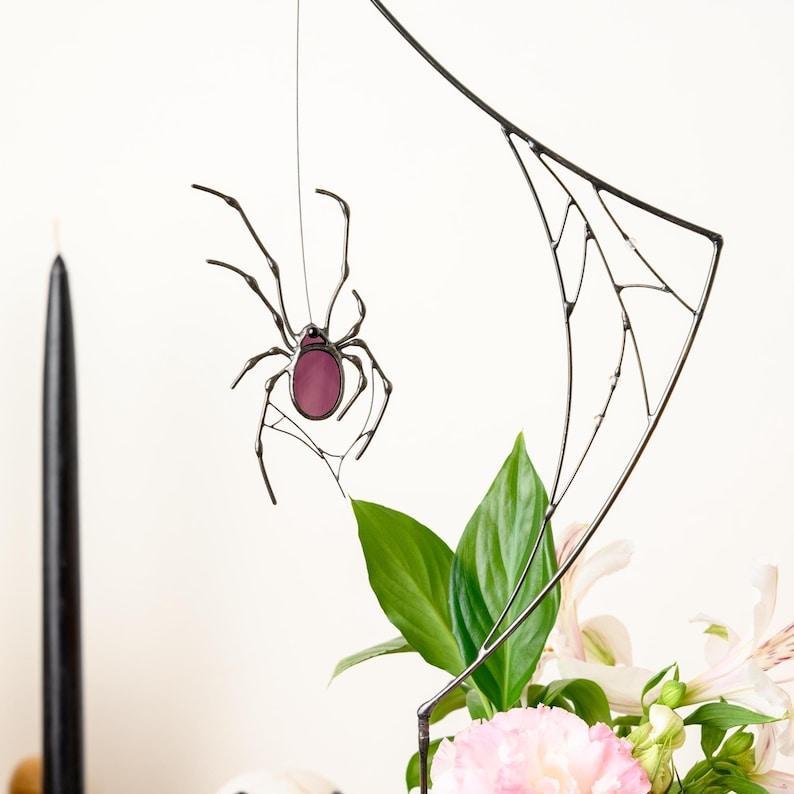 Décoration D'halloween En Forme D'araignée, Décorations De Fenêtre Uniques À Offrir À Vos Amis