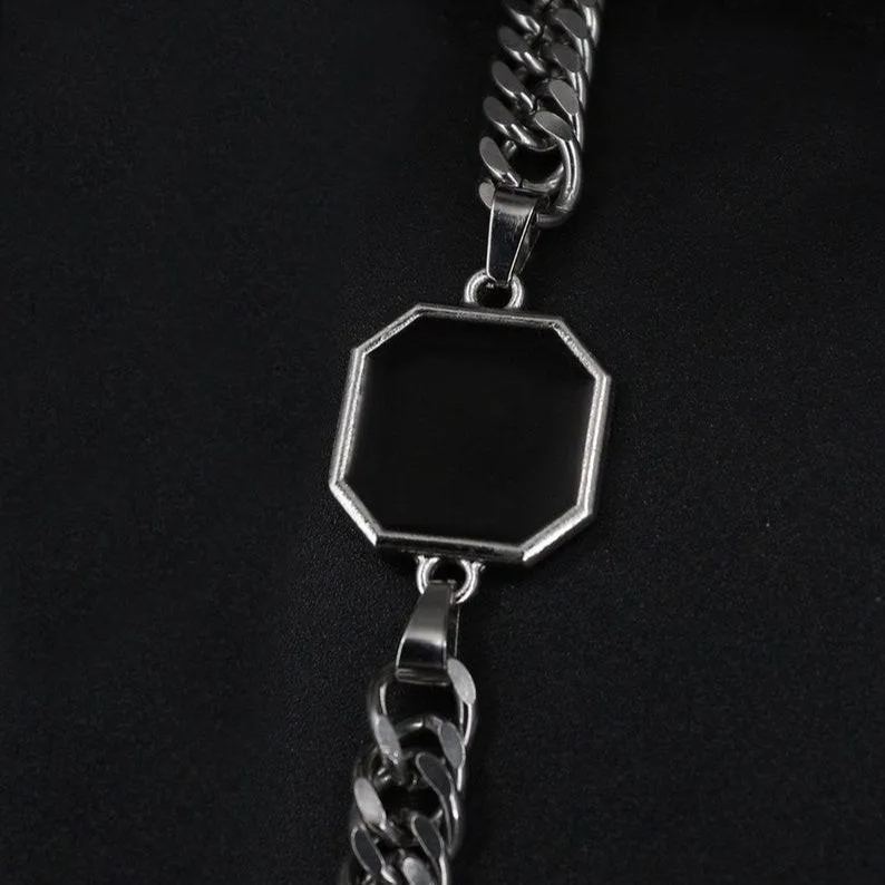 Bracelet Photo Personnalisé Sensible À La Température, Bracelet Photo Magique Pour Homme Qui Change De Couleur Avec La Température, Meilleur Cadeau Pour Lui - CustWitFR