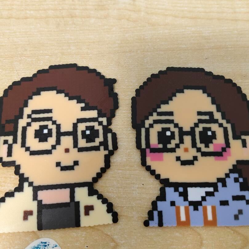 Customized Photo Pixel Puzzle Picture Bean Set Diy Material Package