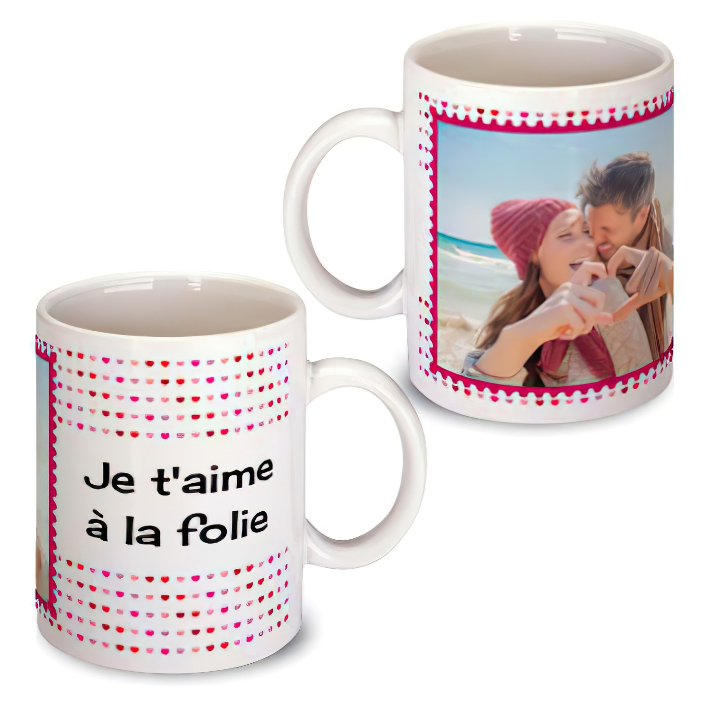 Tasse Photo D'amour Personnalisée Texte Personnalisé Ou Nom Tasse Love You 11 Oz 15 Oz