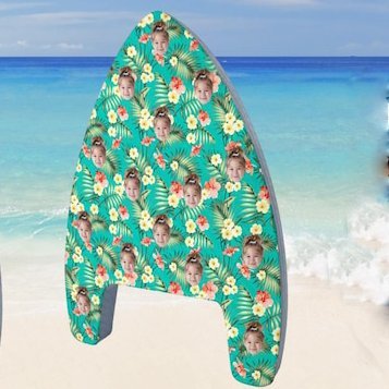 Planche De Natation Personnalisée Avec Visage Photo, Aide à La Natation Personnalisée Pour Enfants - CustWitFR