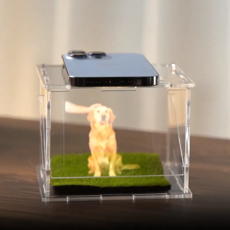 Boîte Standard Réfléchissante Holographique Acrylique À Faire Soi-même