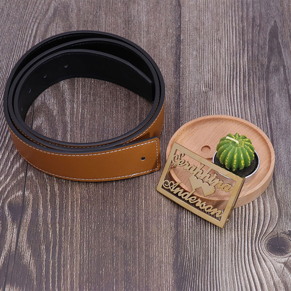 Cadeau Personnalisé De Boucle De Ceinture De Nom Pour Le Petit Ami, Le Mari Ou Le Père - CustWitFR