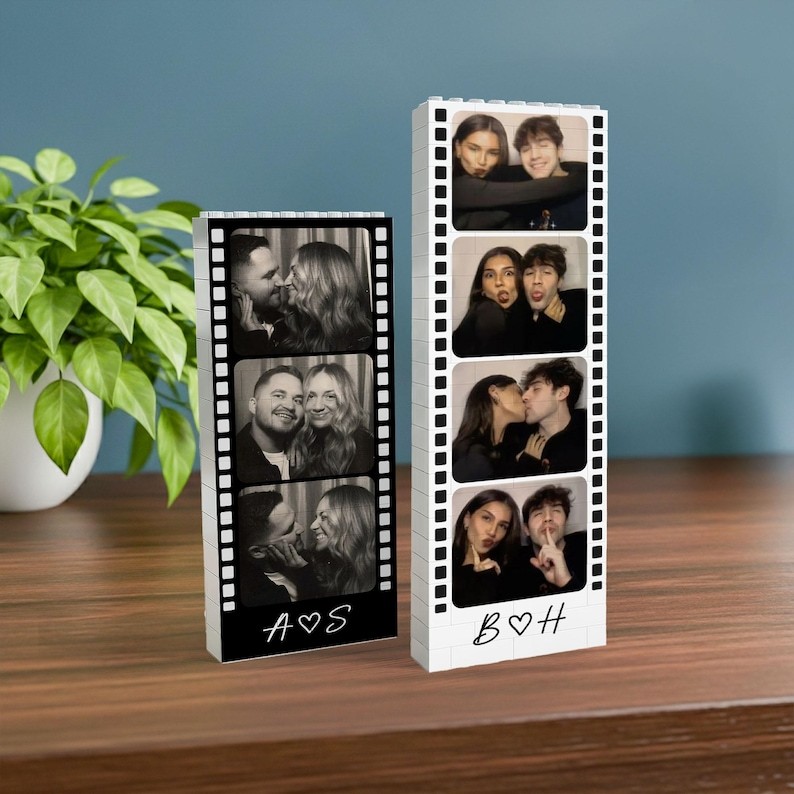 Personalized Photos Building Blocks for Boyfriends Girlfriends Couples Gift For Valentine's Day Anniversary