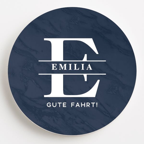 Personalized Name Car Coaster, Customized Name Car Cup Holder Coasters
