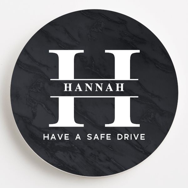 Personalized Name Car Coaster, Customized Name Car Cup Holder Coasters