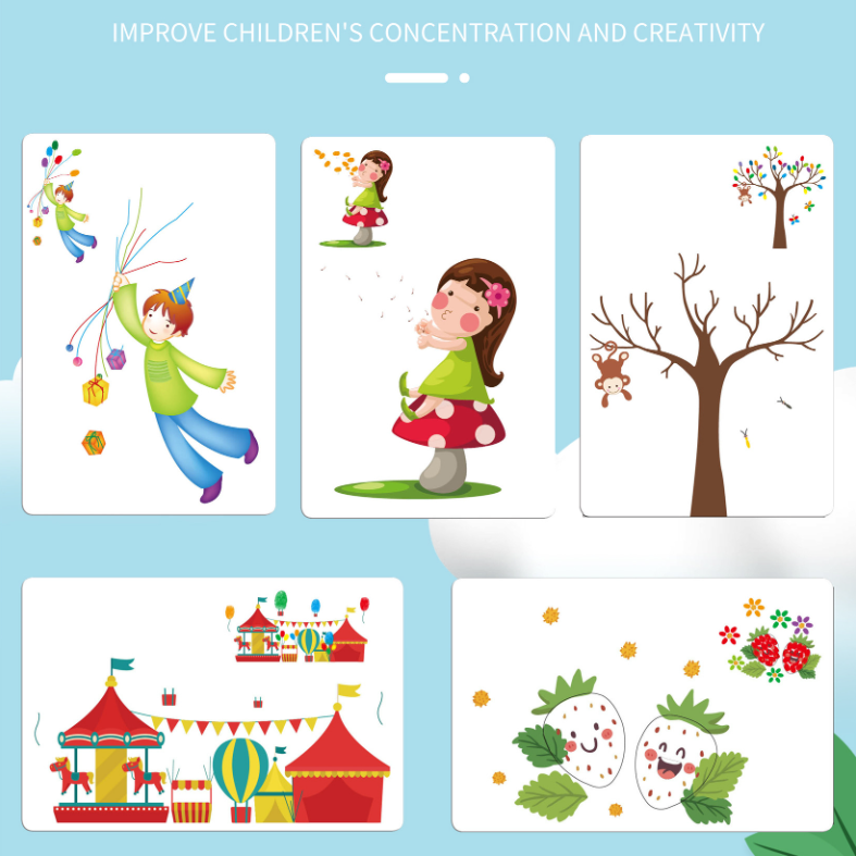 Kit Per La Pittura Con Le Dita Per Bambini Con 12 O 24 Tamponi Di Inchiostro Lavabili, Il Regalo Di Natale Perfetto Per I Giovani Artisti