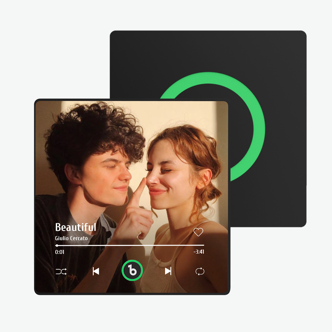 Custom Music Fridge Magnet with Light Colorful Frame Album Fridge Magnet Music Wall That Can Be Played Christmas Gifts - CustWitUK