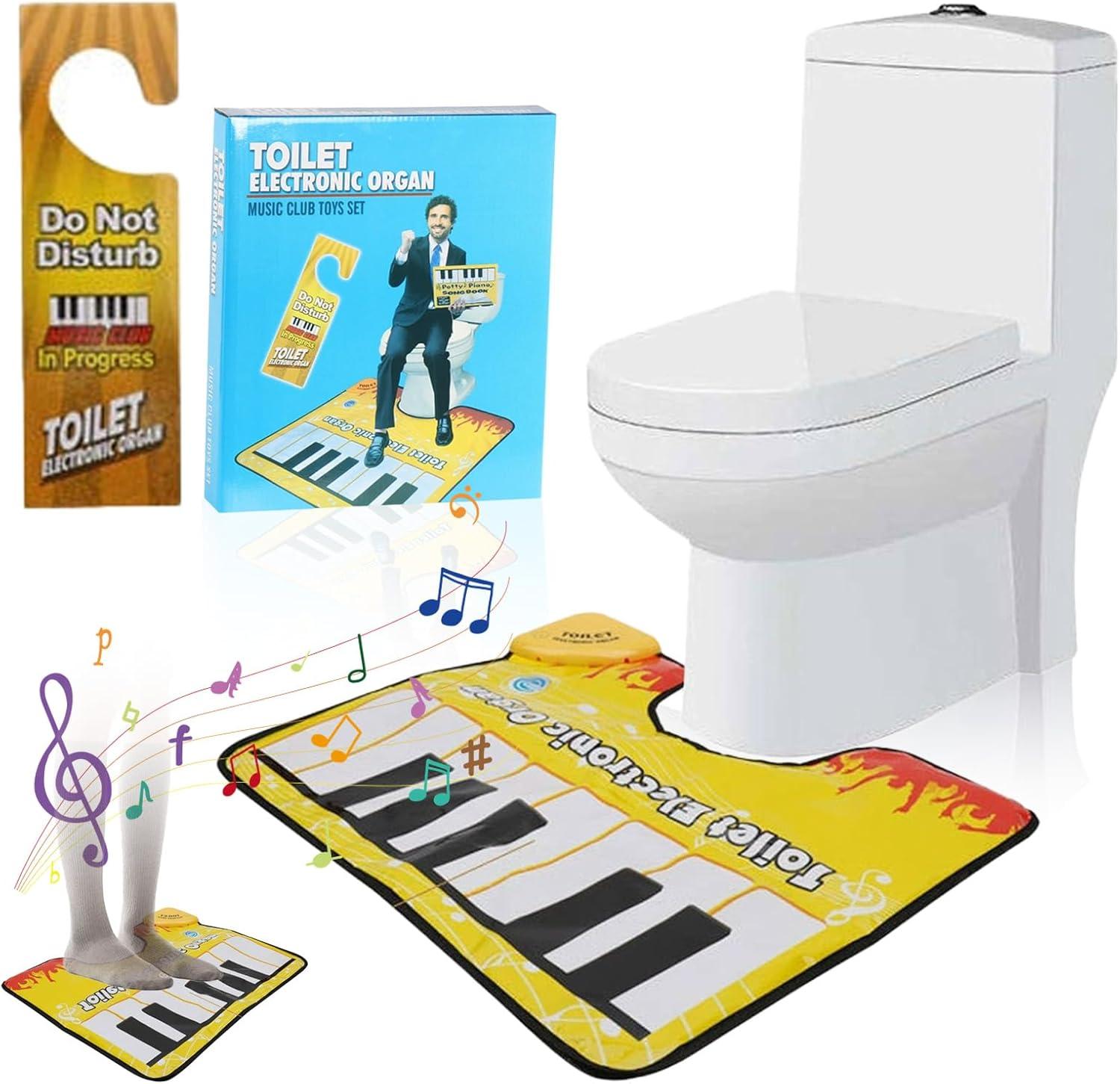 Tappetino Pianoforte da WC – Organo Elettronico da Bagno, Gioco Divertente e Regalo Originale