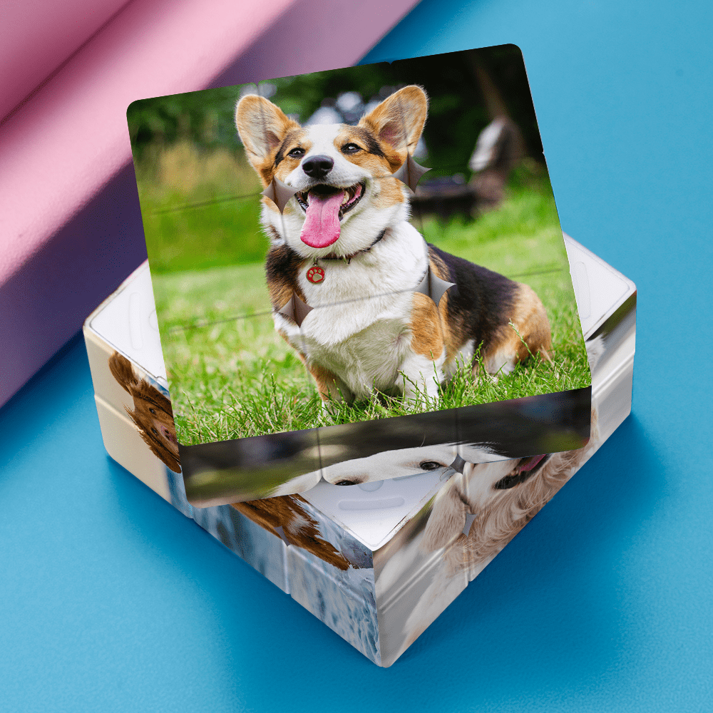Cubo Di Rubik Personalizzato Con Foto Per Animali Domestici - 6 Foto - 