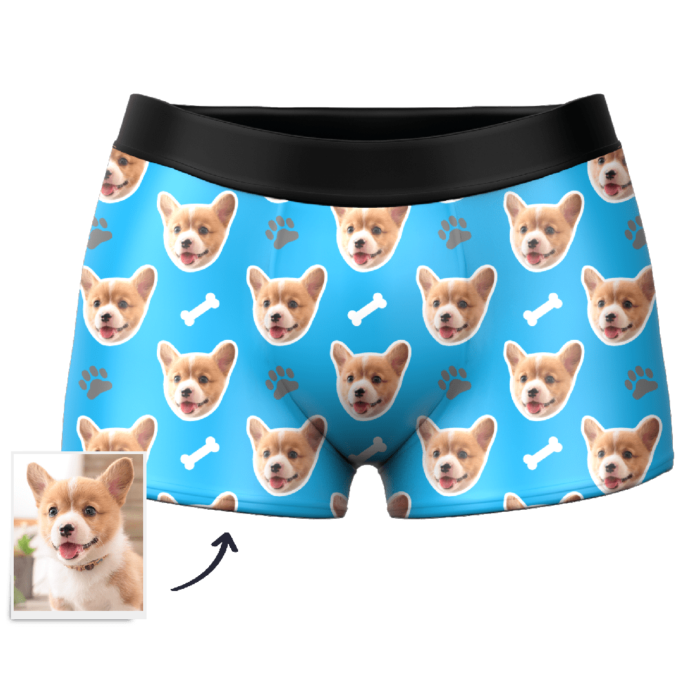 Custom Dog Boxer for Men Shorts 3D Online Preview