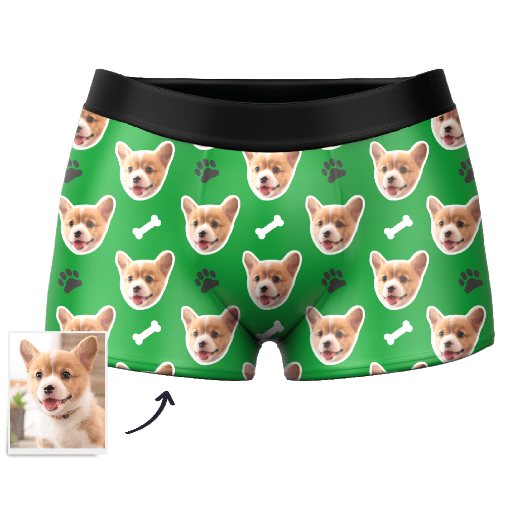 Custom Dog Boxer for Men Shorts 3D Online Preview