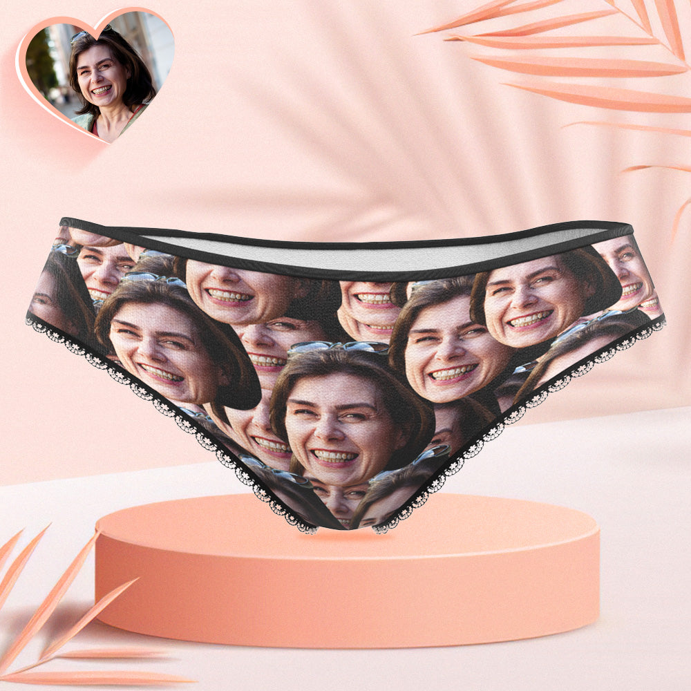 Mutandine Da Donna Personalizzate Face Mash - 