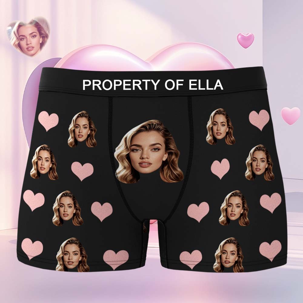 Boxer Slip Personalizzati Con Viso In Anteprima 3d Online, Regali Di San Valentino Per Il Fidanzato - 