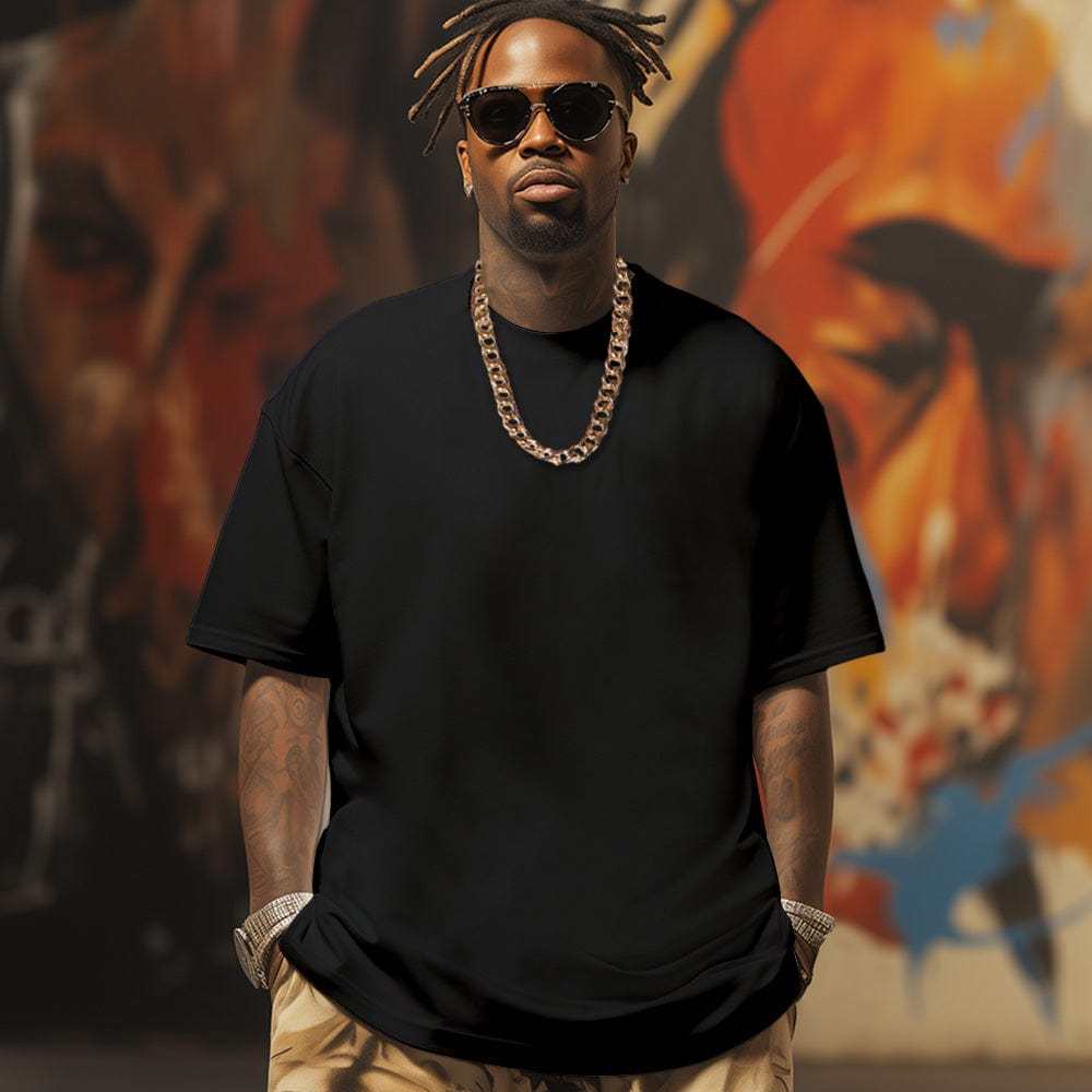 Maglietta Vintage Con Foto Personalizzata, Maglietta Rap Verde E Rossa Con Ritratto Personalizzato E Nome - 