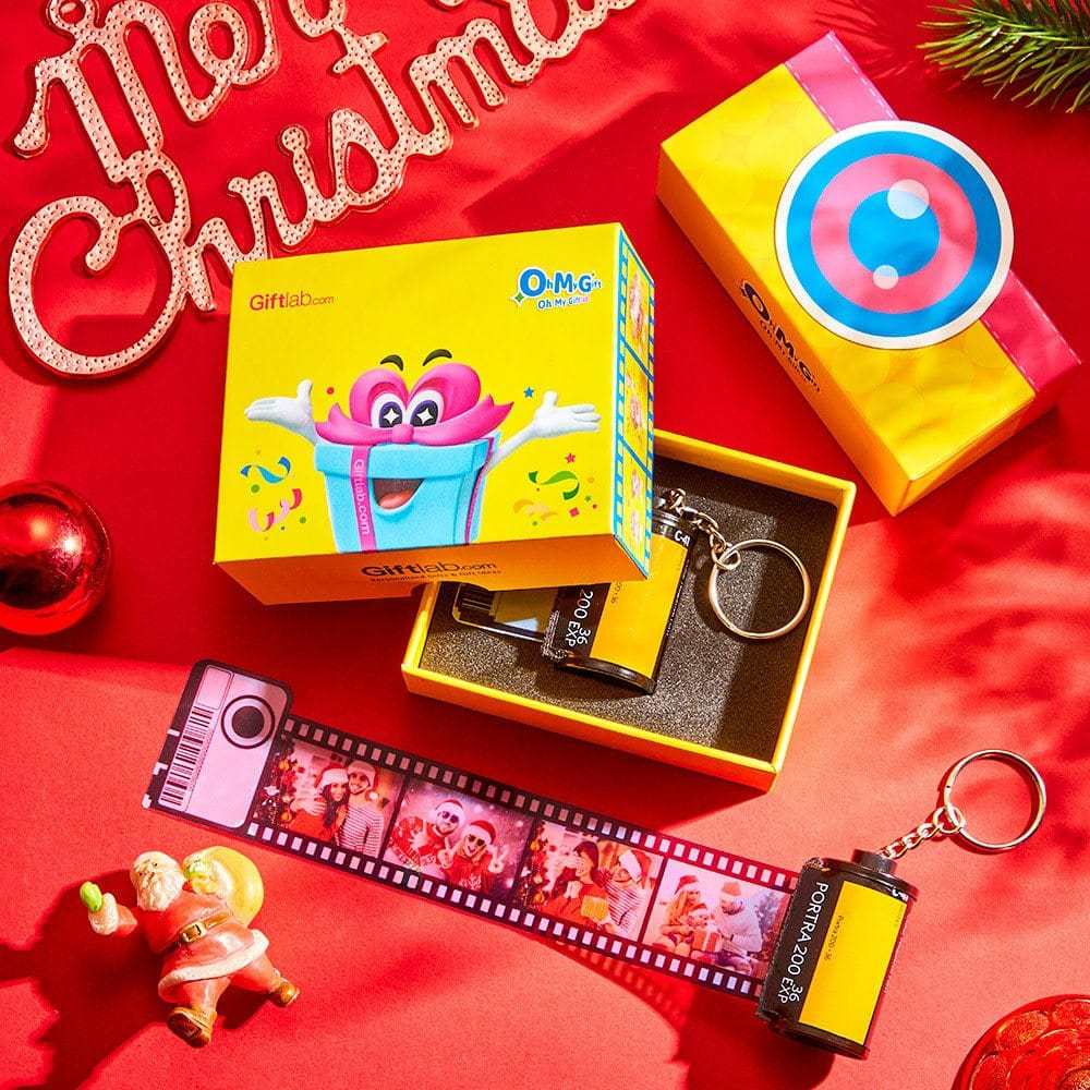 Custom Film Keychain Gifts Christmas Day Gifts