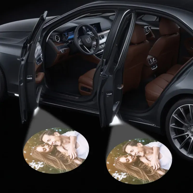 Customisable Car Door Light Travel Lover Gifts For Him