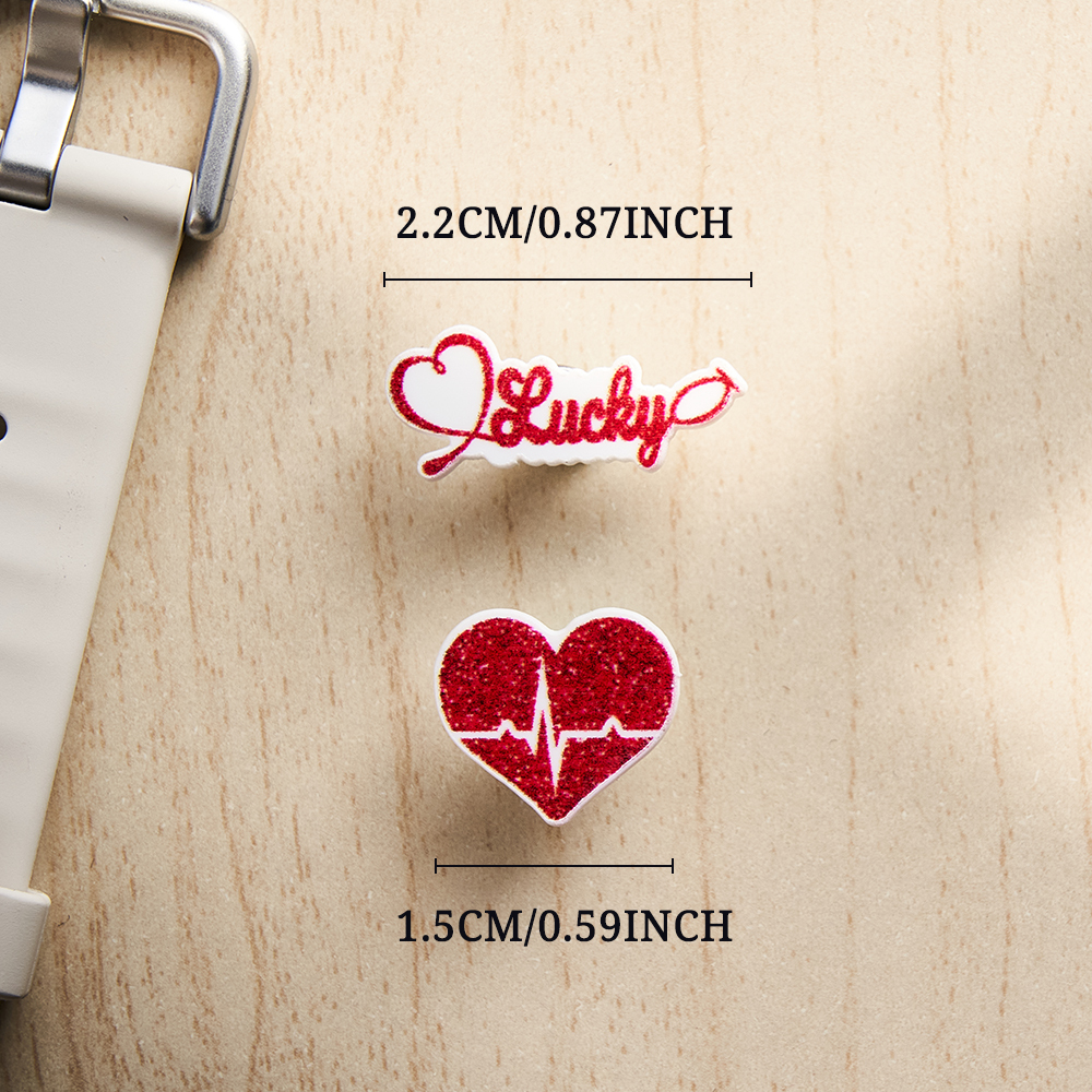 Nurse & EKG Heartbeat Watch Band Charm Bundle