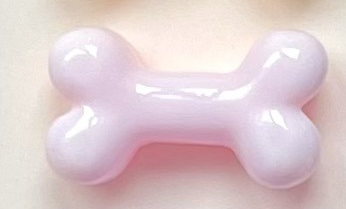 Mini Bone Light Pink 1.5*0.8cm