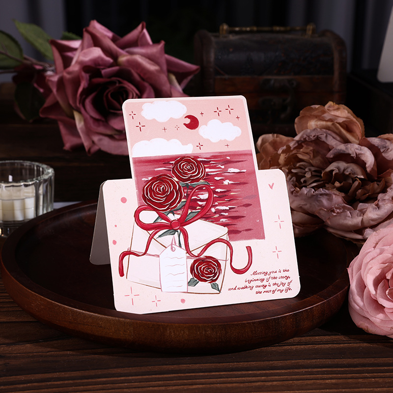 Valentine Greeting Card - Letter at Dusk - CustWit