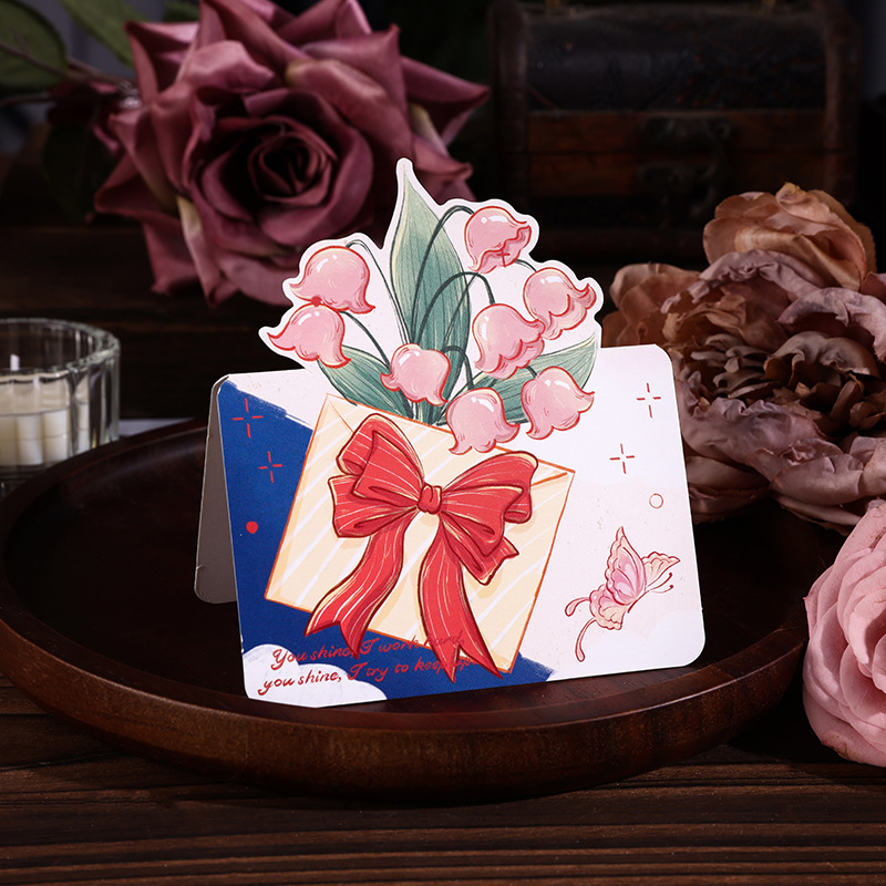 Valentine Greeting Card - Bellflower Fragrance Like a Dream - CustWit