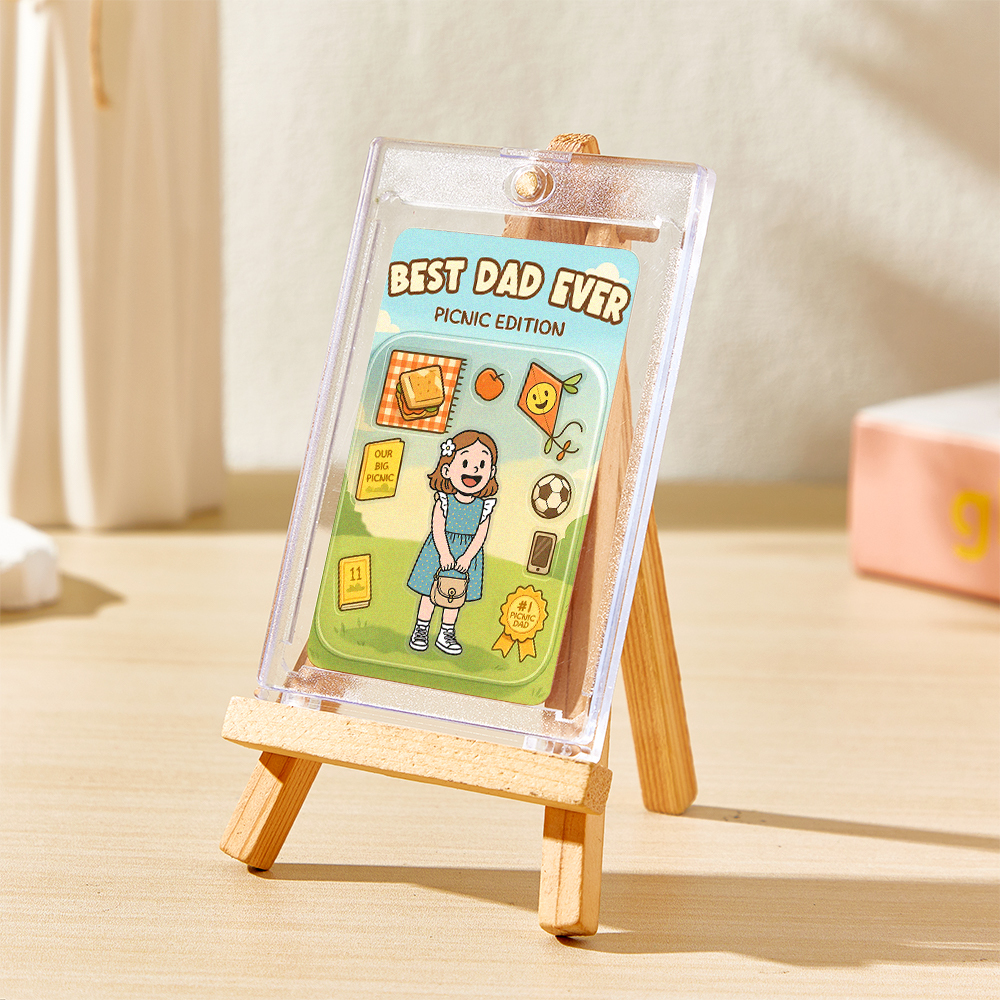 Carta Da Gioco Personalizzata Per Bambini Con Ritratto Sportivo Da Foto, Carta Da Allenamento Personalizzata A Tema Sportivo Con Nome E Statistiche Personalizzati, Regalo Unico Per Atleti E Tifosi - 