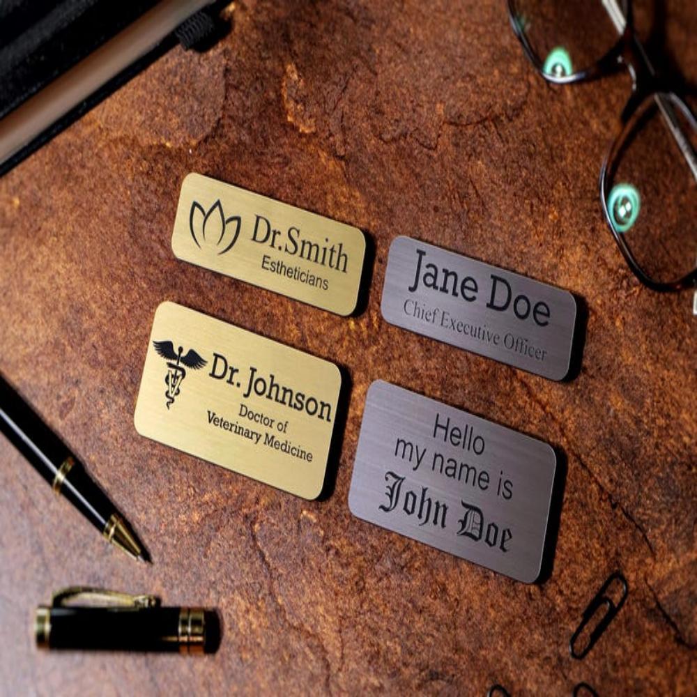 Distintivi Con Foto E Nome Personalizzati, Spille Identificative Personalizzate, Badge Con Logo Aziendale Personalizzato - 