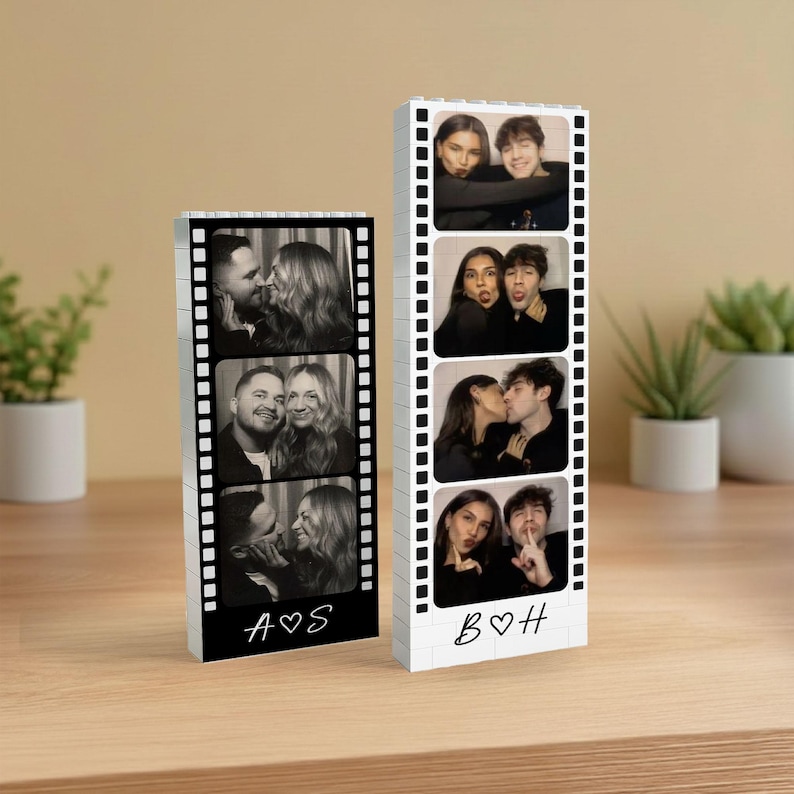 Mattoncini Fotografici Personalizzati Per Fidanzati, Fidanzate E Coppie, Regalo Per San Valentino, Anniversario