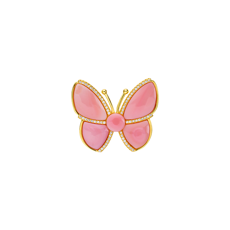 Luxury Queen Conch Butterfly Brooch