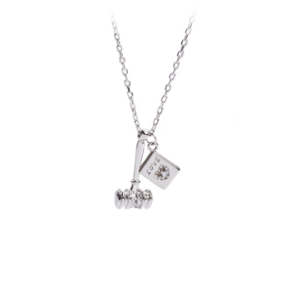 S925 Love Vow Necklace - Sterling Silver Romantic Jewelry