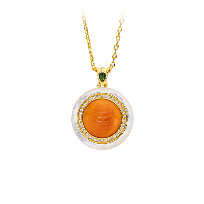 Natural Spiny Oyster Necklace for Women – Luxury Shell Choker