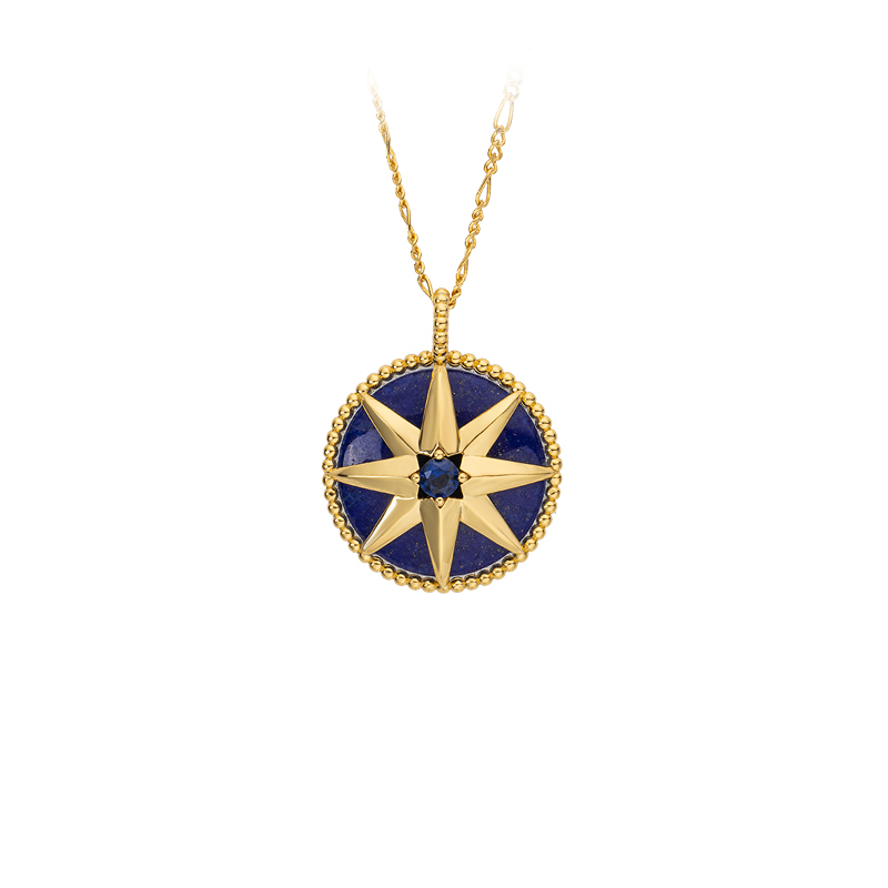 Lapis Lazuli Star Pendant | Sacred Geometry Necklace