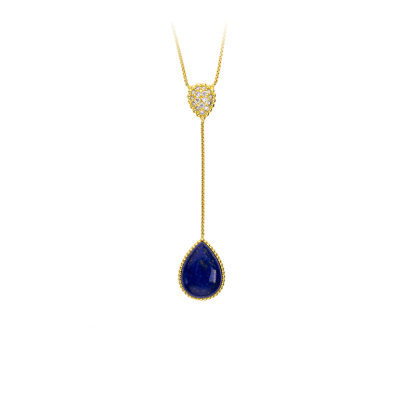 Genuine Lapis Lazuli Waterdrop Pendant