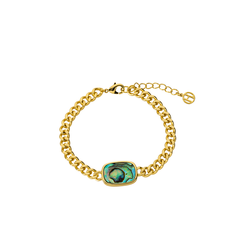 Artisan Abalone Cuban Link | Geometric Shine
